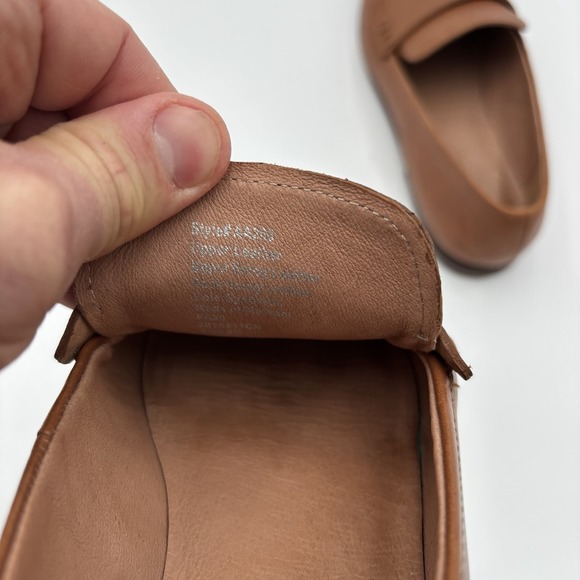 Madewell The Alex Leather Loafers English Saddle Brown Womens Size 8.5 Career - Picture 6 of 8